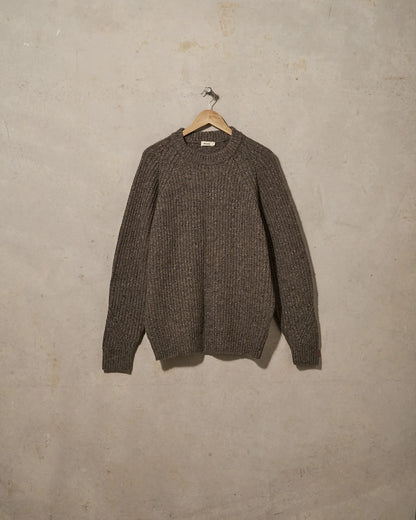 FISHERMAN KNIT | BROWN MULTI