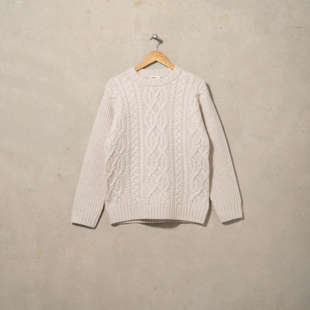 CELTIC MERINO KNIT | CHALK