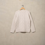 CELTIC MERINO KNIT | CHALK