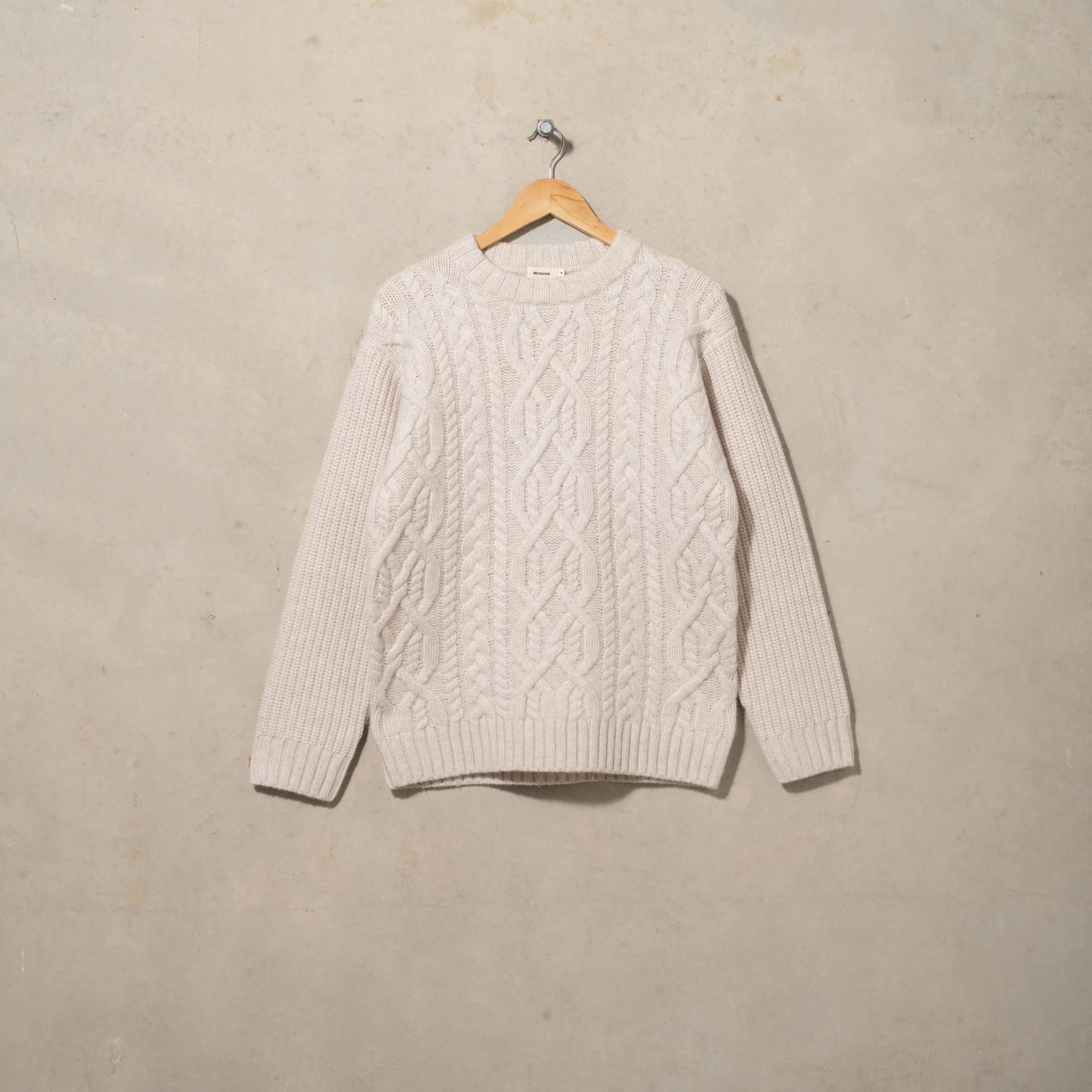 CELTIC MERINO KNIT | CHALK