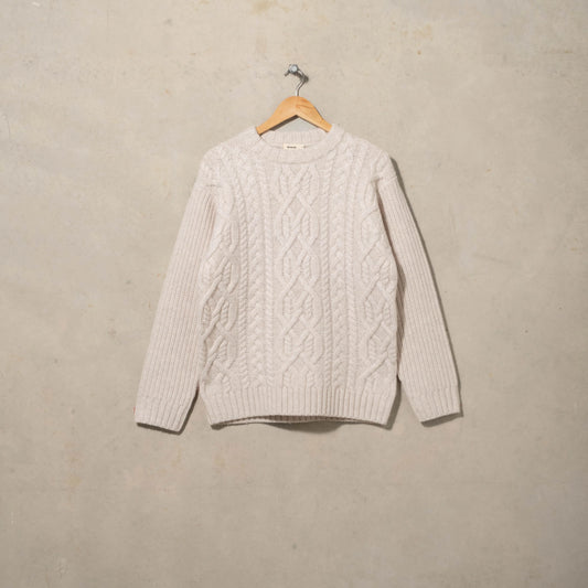 CELTIC MERINO KNIT | CHALK