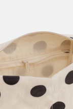 Baggu Dopp Kit Cream and Black Polka Dot