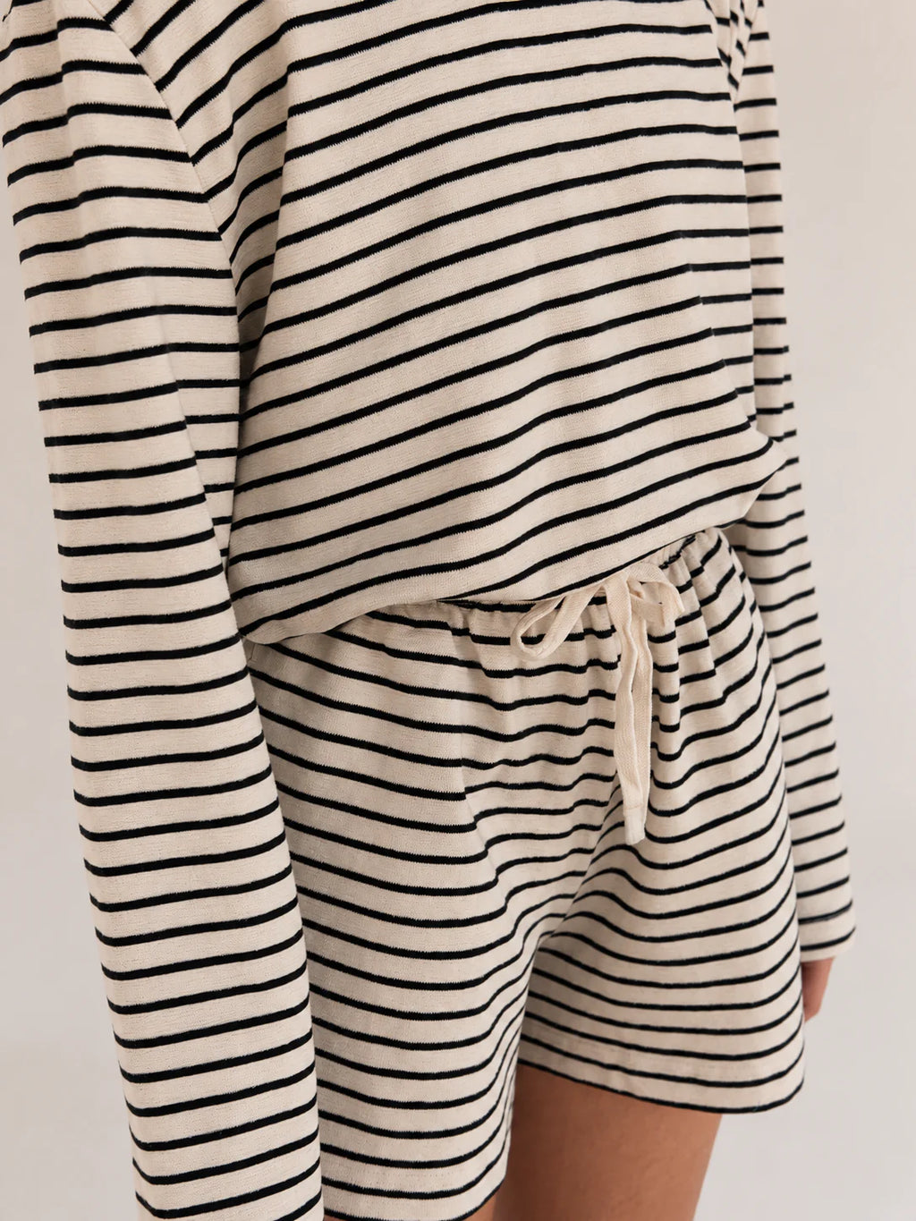 Zulu & Zephyr Jersey Sport Short Black Stripe