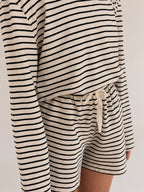 Zulu & Zephyr Jersey Sport Short Black Stripe