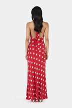 ELYSE MAXI DRESS | RED POLKA