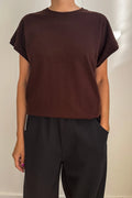 EASE TEE | DARK CACAO