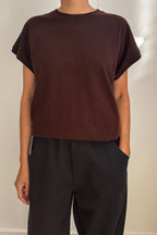 Le Bon Shoppe Ease Tee Dark Cacao