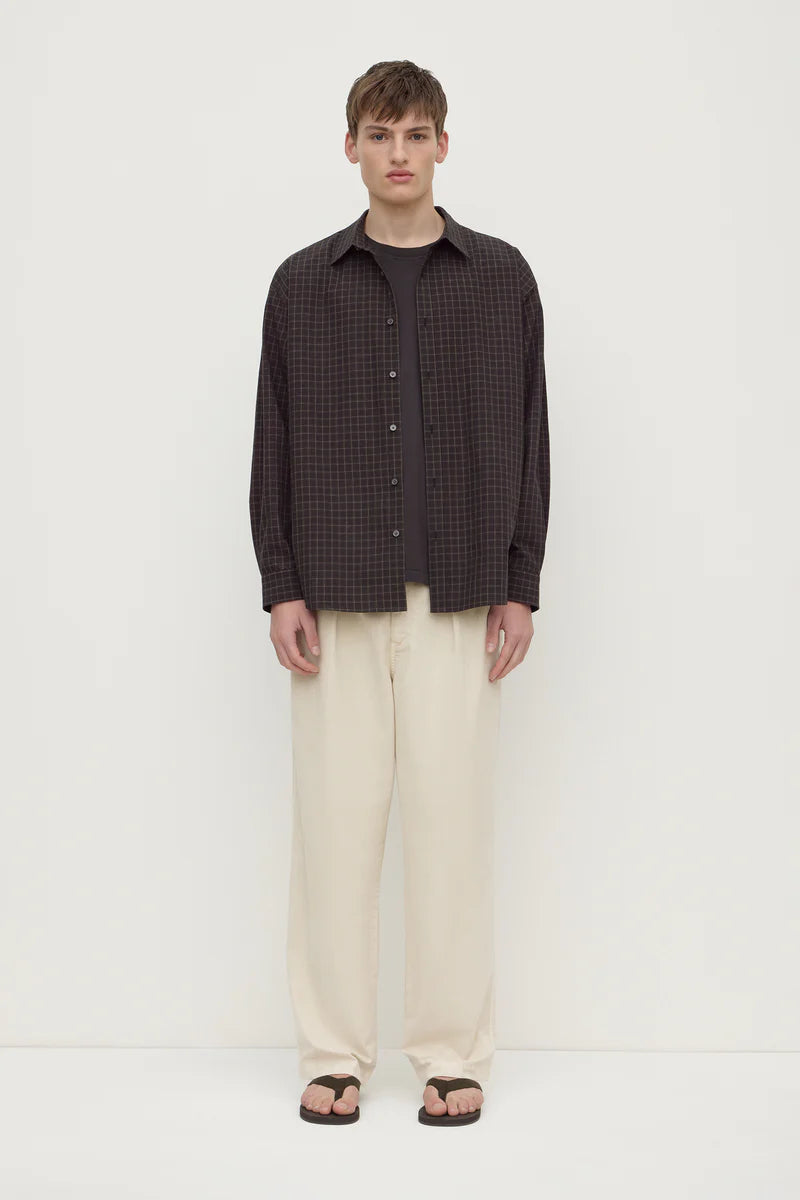 Assembly Label Eddie Check Shirt Black/Brown