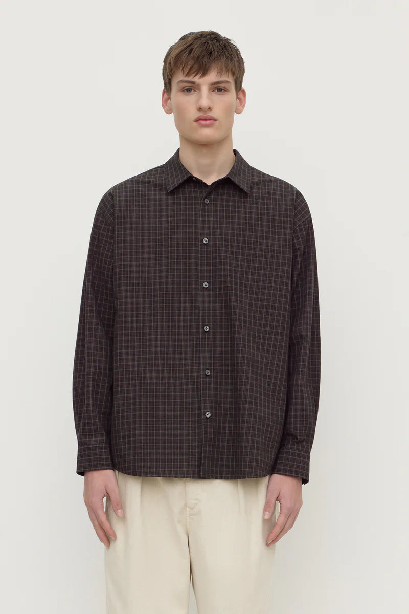Assembly Label Eddie Check Shirt Black/Brown