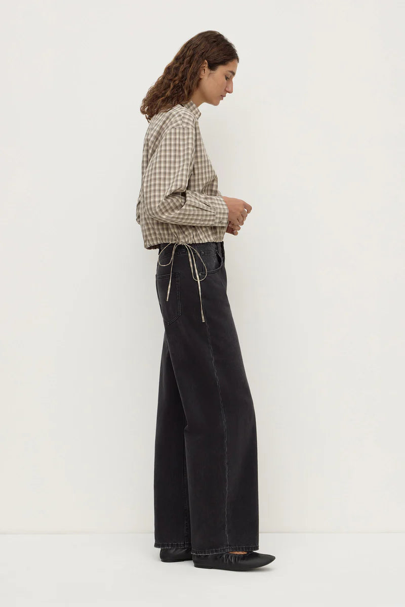 EDDIE CHECK SHIRT | WHITE / GREY