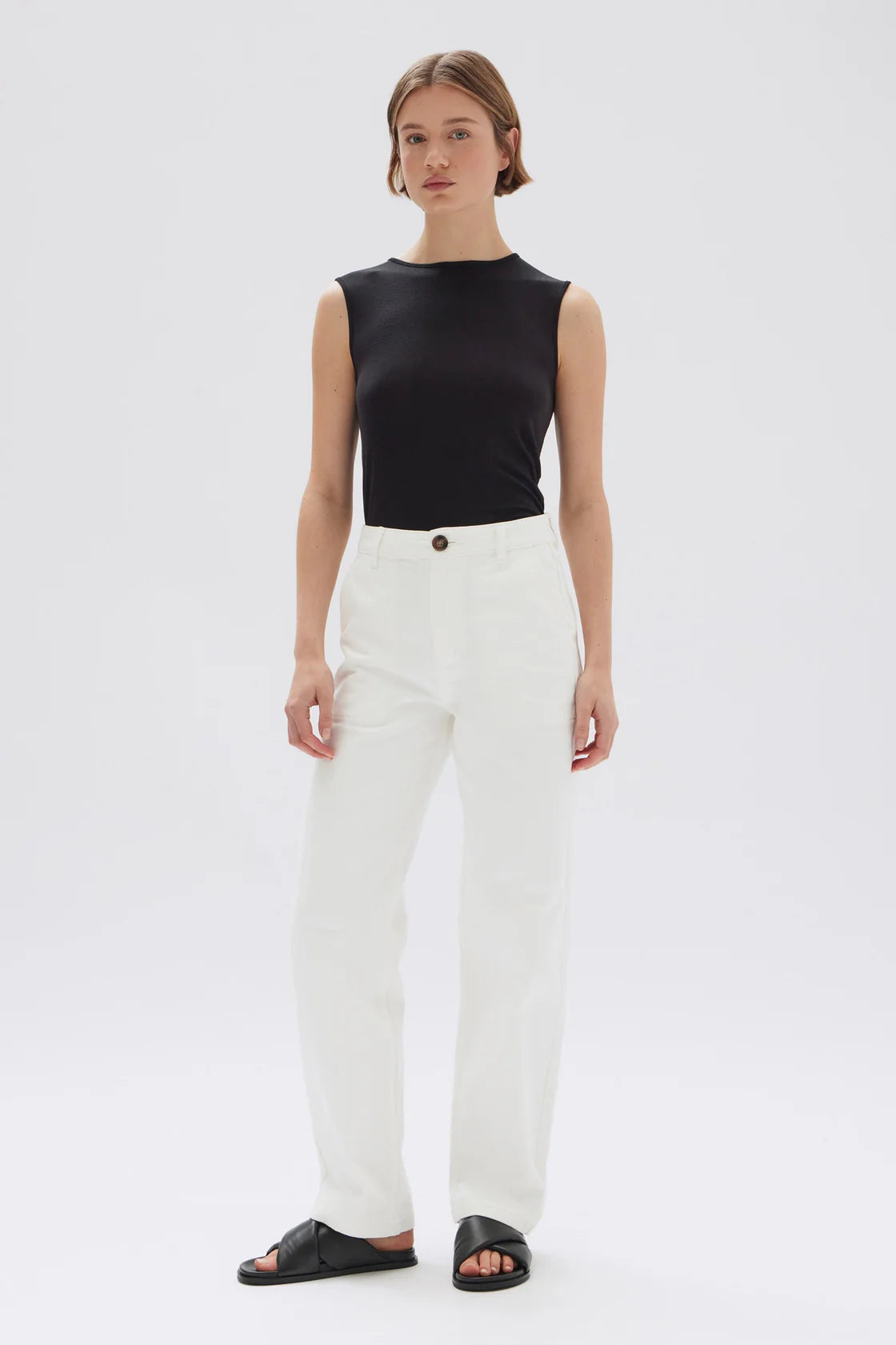 ELEANOR PANT | VINTAGE WHITE