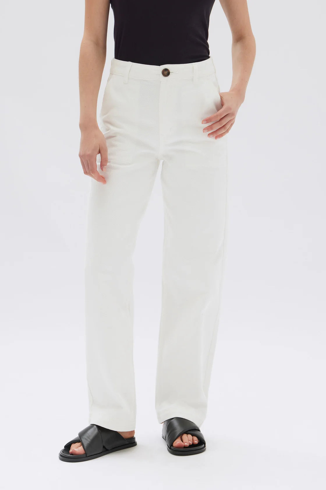 ELEANOR PANT | VINTAGE WHITE