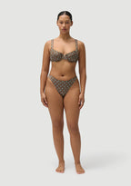 CASANOVA TOP | BLUE POLKA