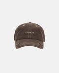 Brown cap with 'EPOKHE' logo on a white background