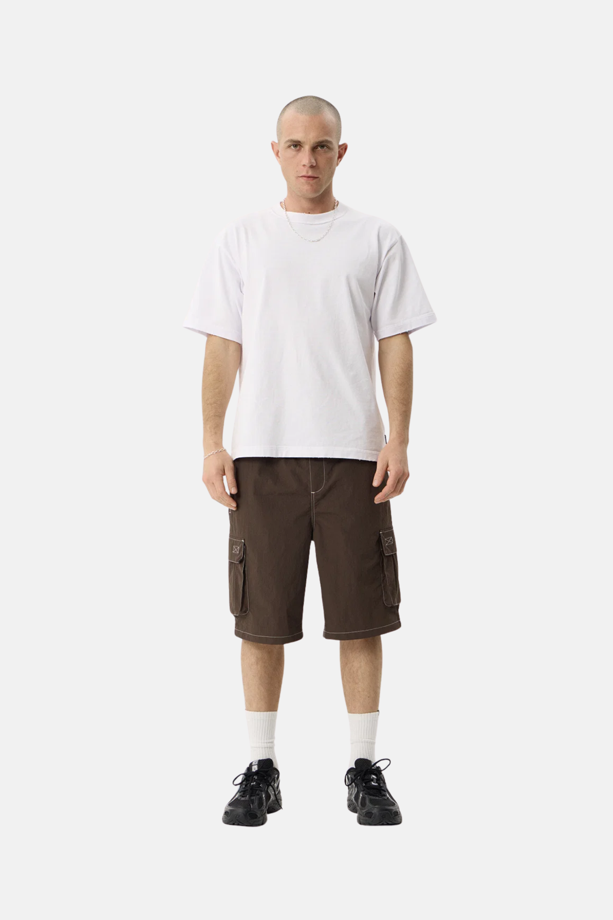 Afends Equipment Cargo Short Coffee