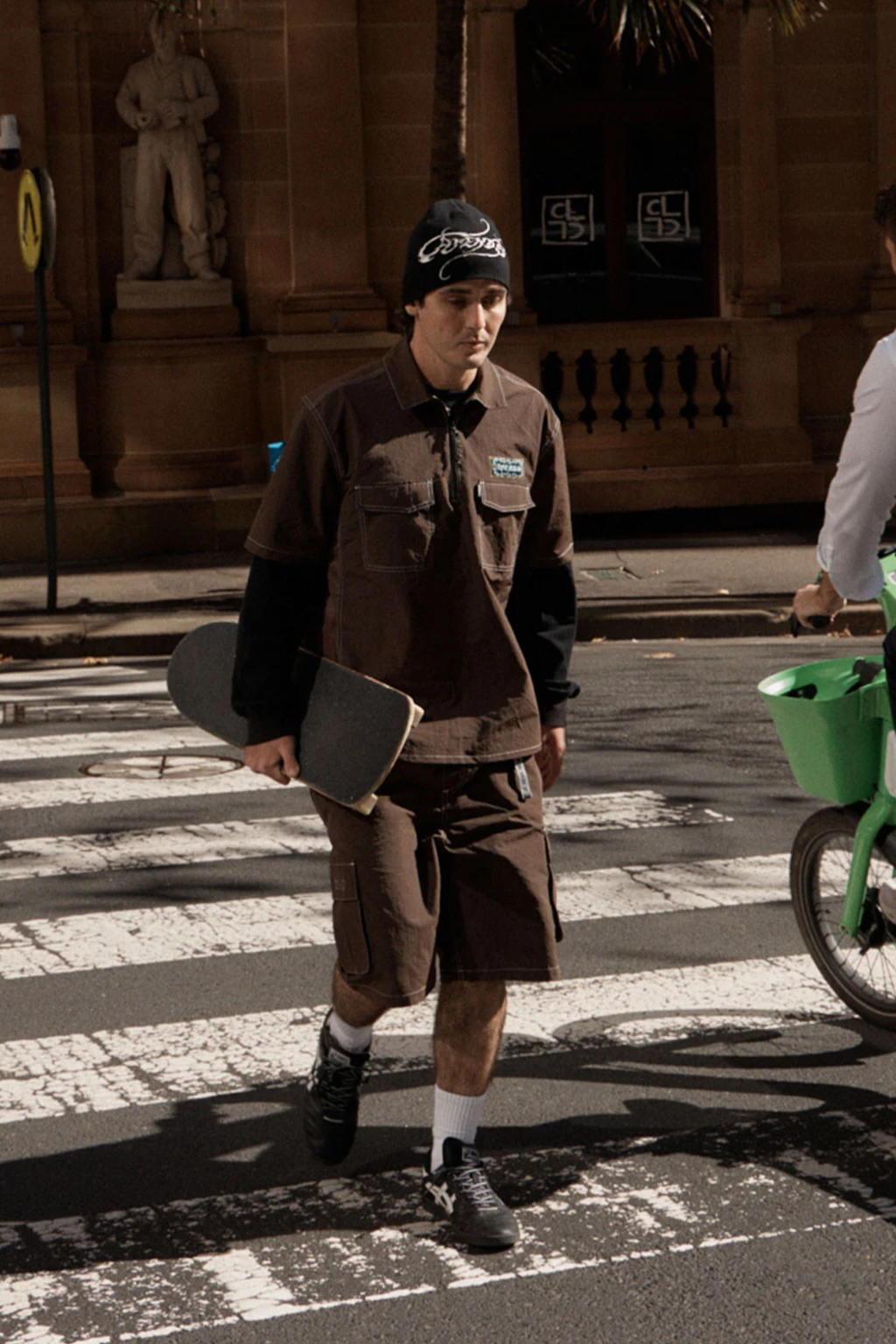 Afends Equipment Cargo Short Coffee