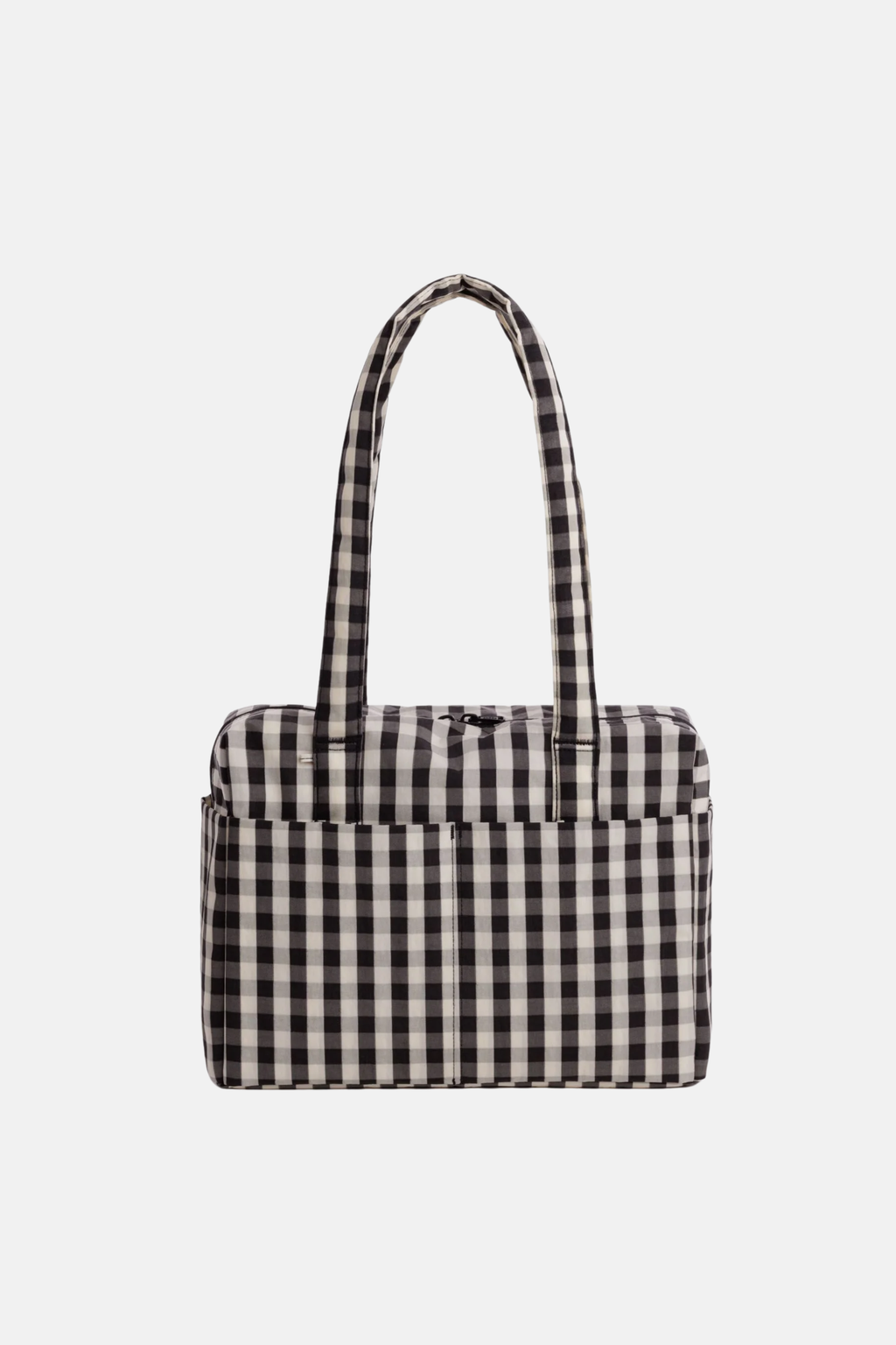 Everyday Cloud Bag Black and Cream Gingham
