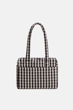 Everyday Cloud Bag Black and Cream Gingham