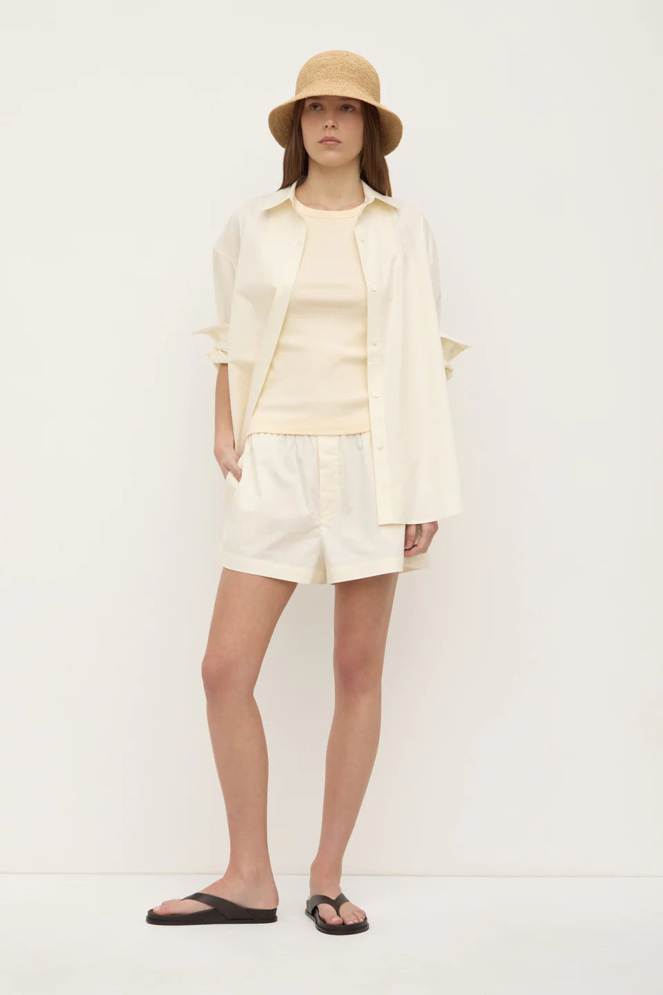 EVERYDAY POPLIN SHORT | BUTTER
