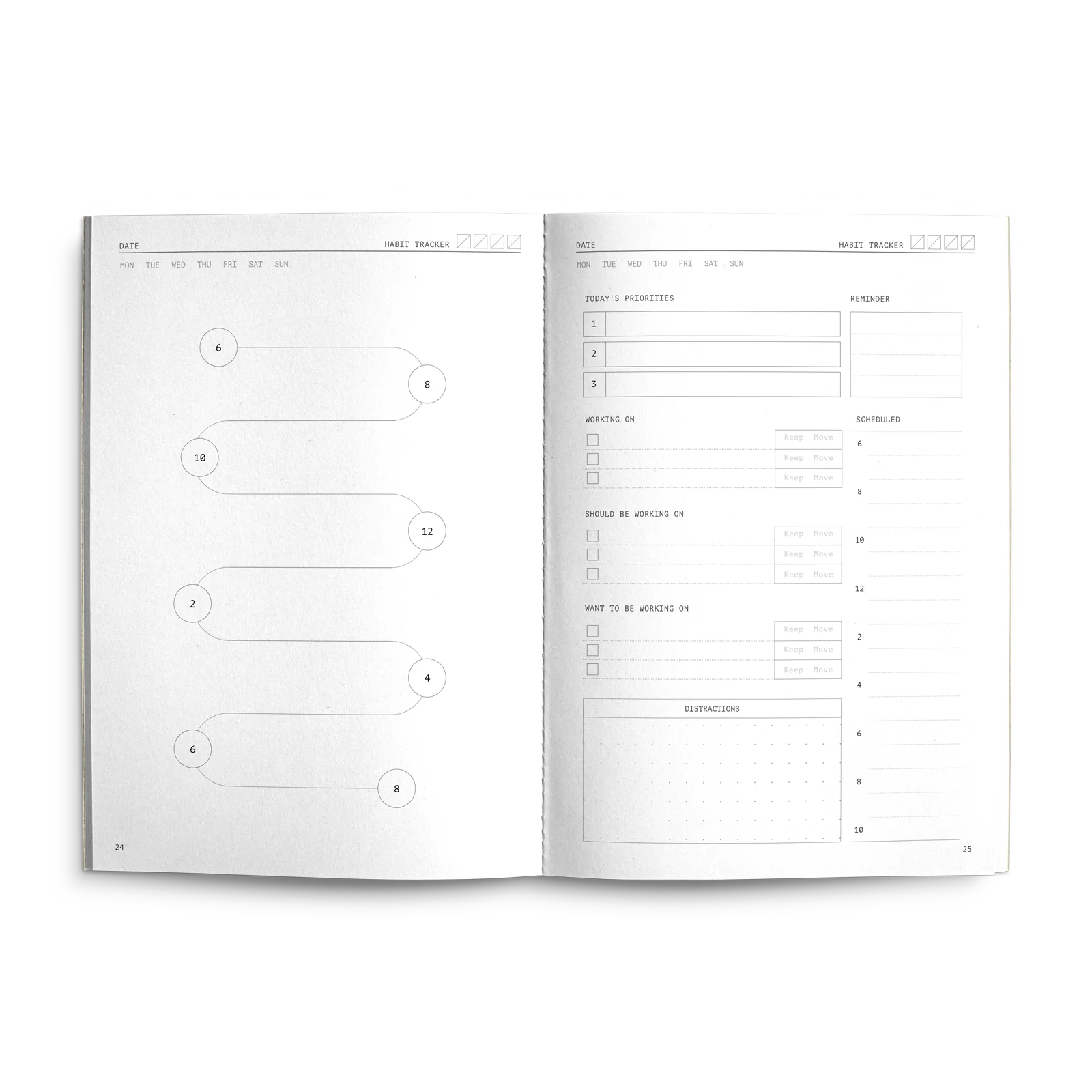 DAILY PLANNER | BURGUNDY WINE
