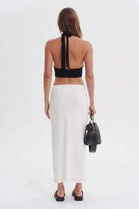REBEL JERSEY SKIRT | IVORY