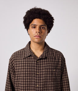 MARQUEE FLANNEL LS SHIRT | BROWN