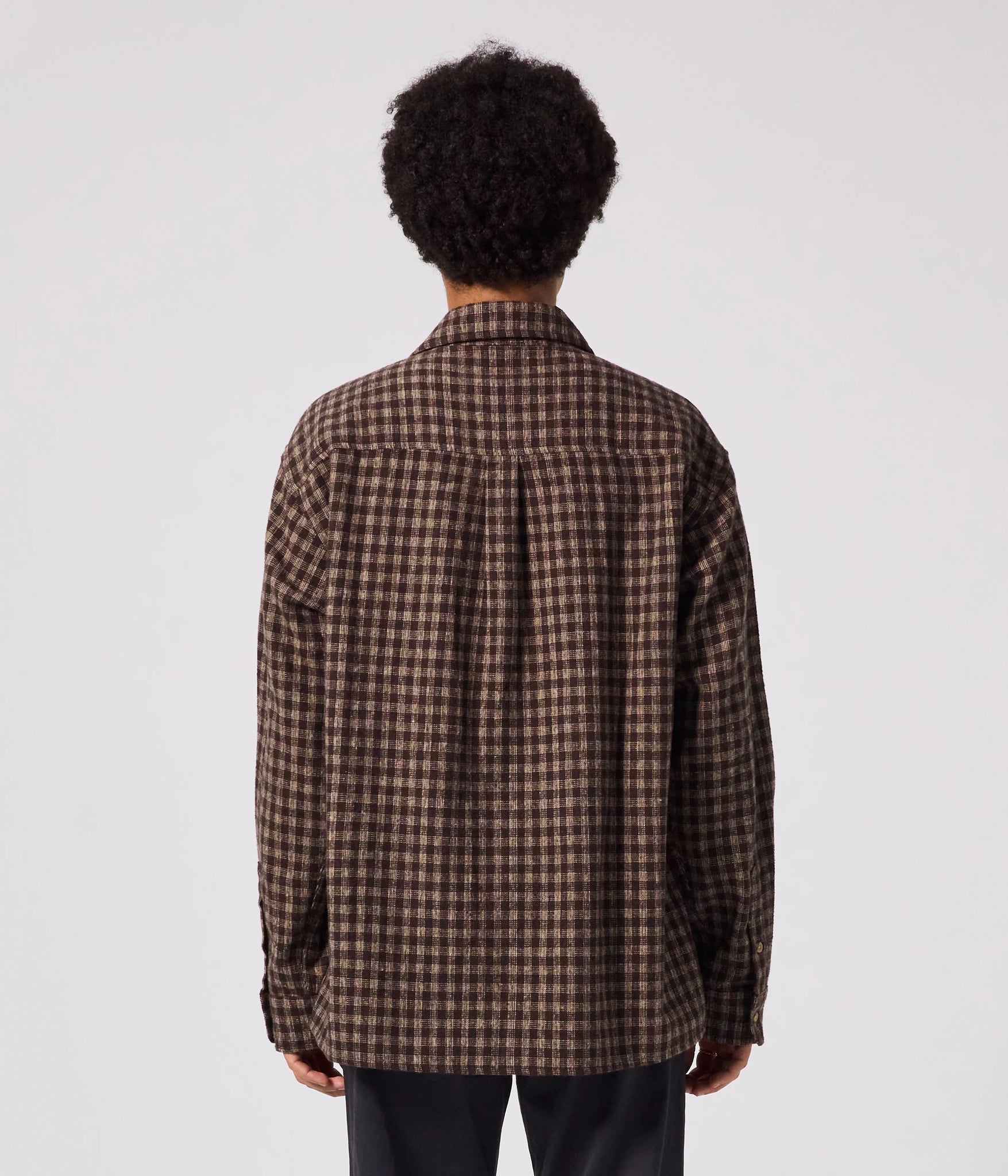 MARQUEE FLANNEL LS SHIRT | BROWN