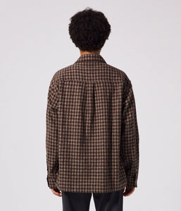 MARQUEE FLANNEL LS SHIRT | BROWN