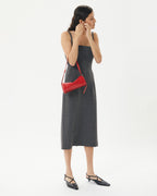 BROOKE MINI BARREL BAG | CRIMSON