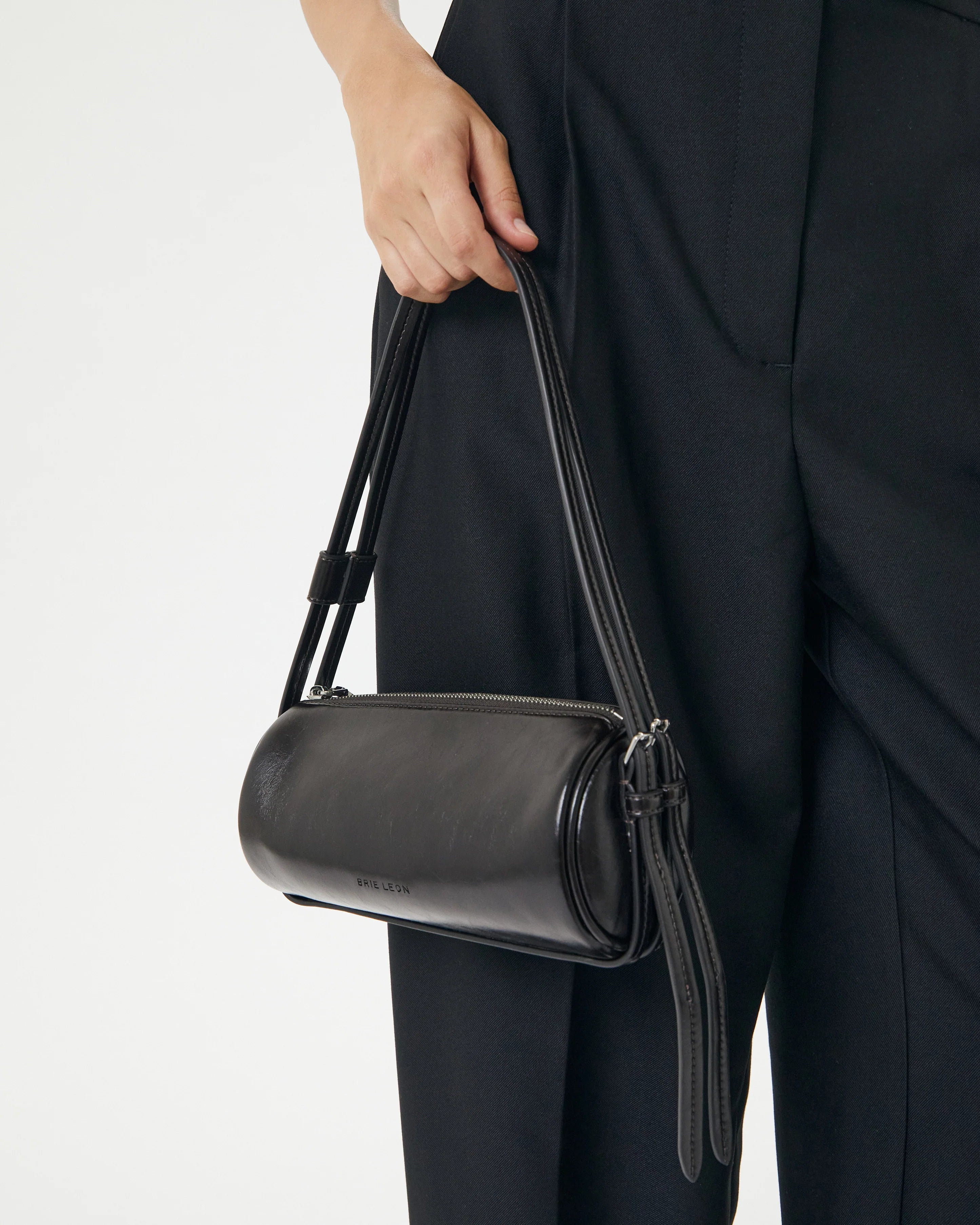 BROOKE MINI BARREL BAG | BURNT COFFEE