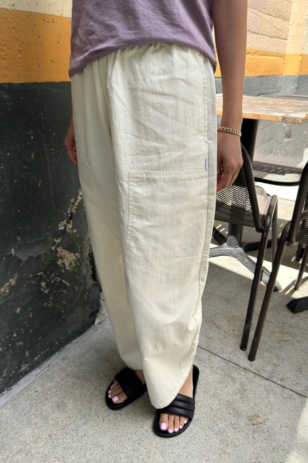 Le Bon Gardener's Pants Ecru