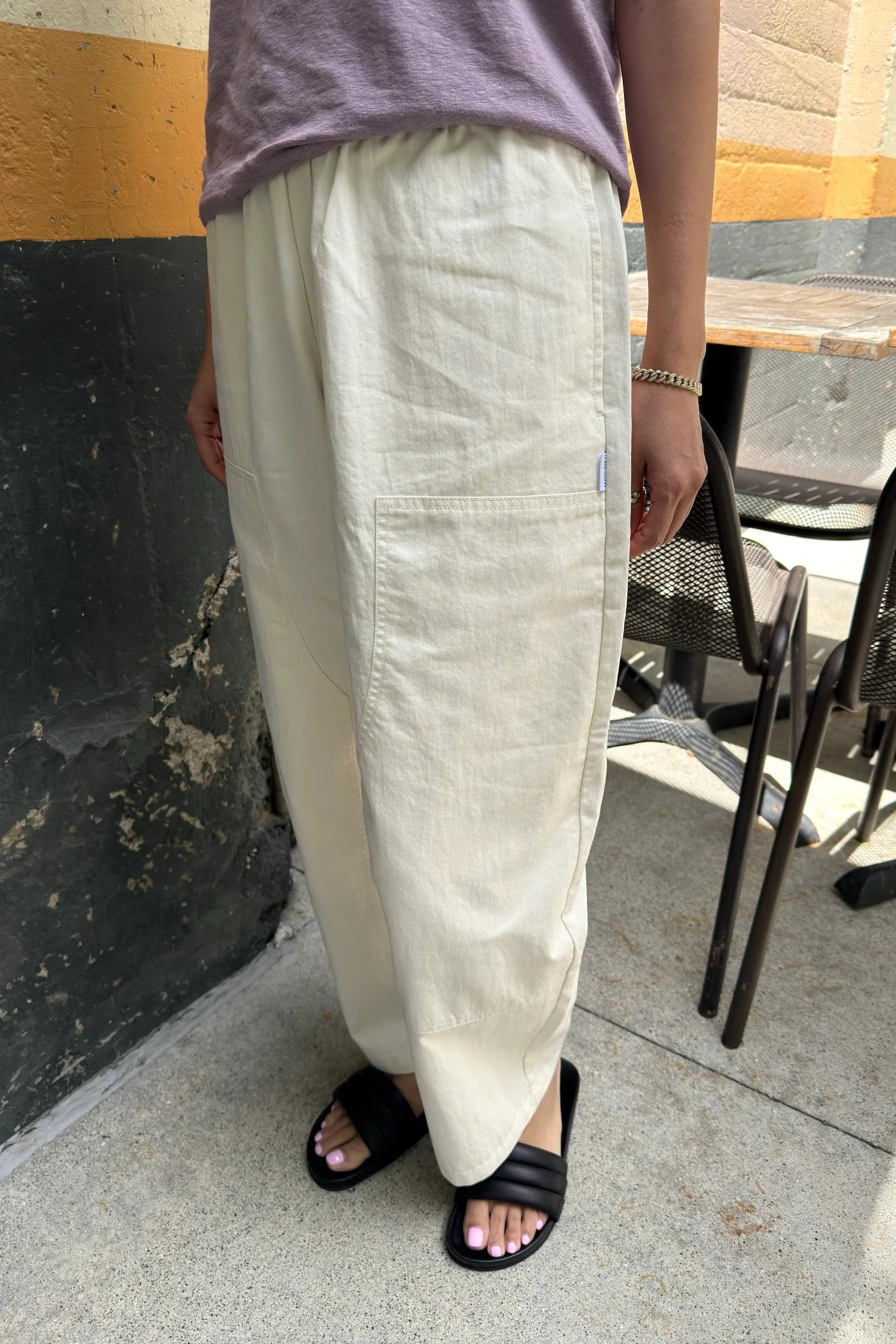 Le Bon Gardener's Pants Ecru