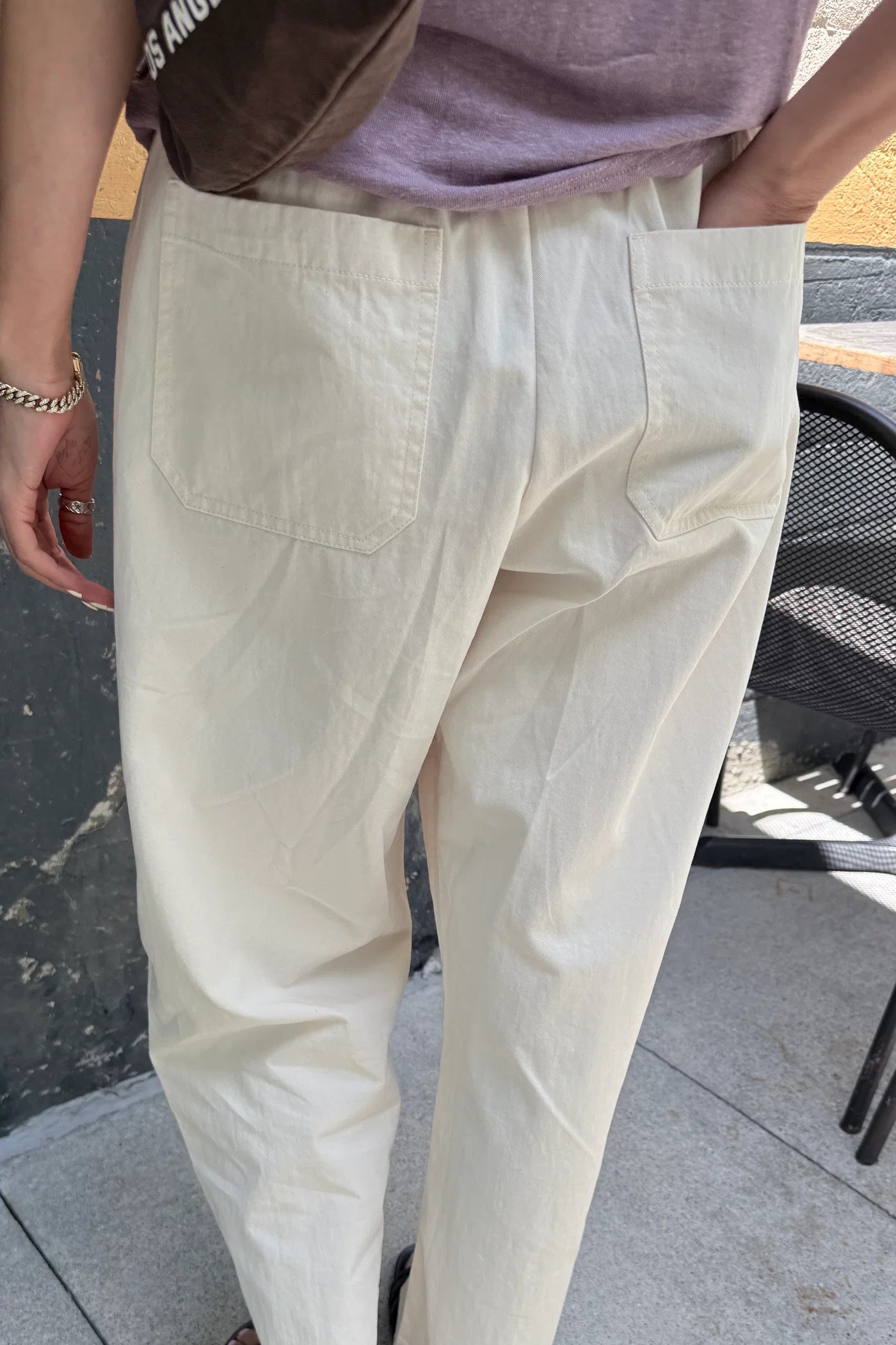 Le Bon Gardener's Pants Ecru
