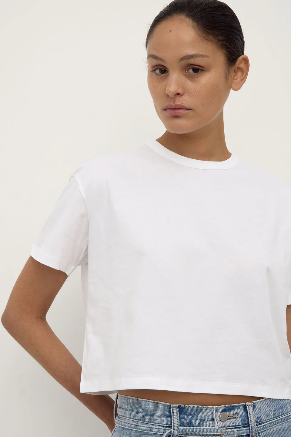 GIA SHORT SLEEVE TEE | WHITE