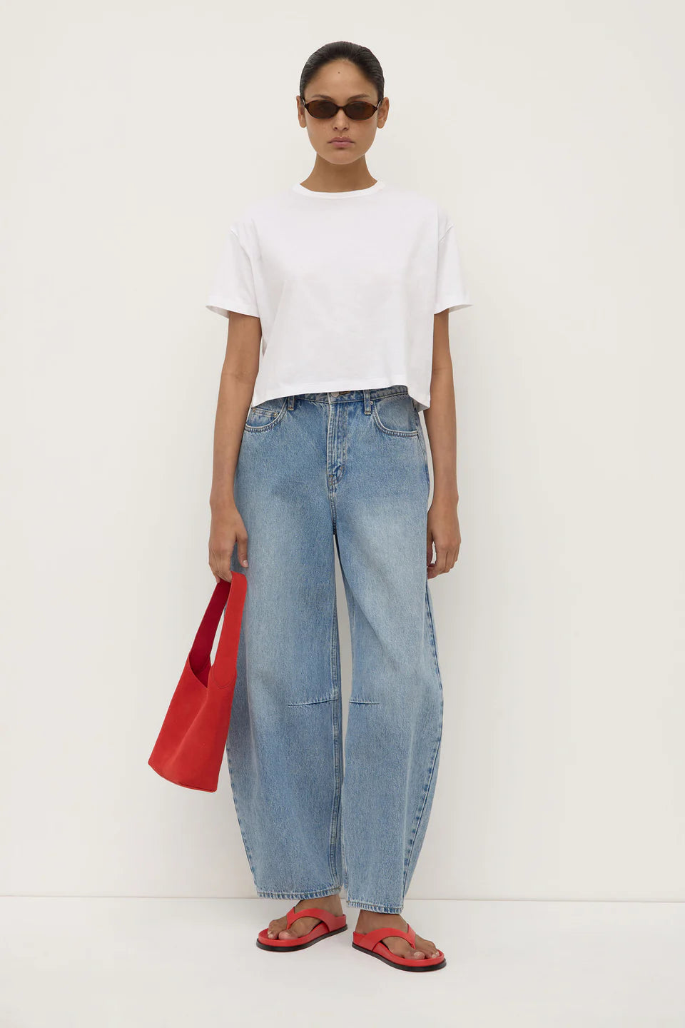 GIA SHORT SLEEVE TEE | WHITE