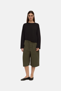 Assembly Label Gigi Utility Short Dark Military