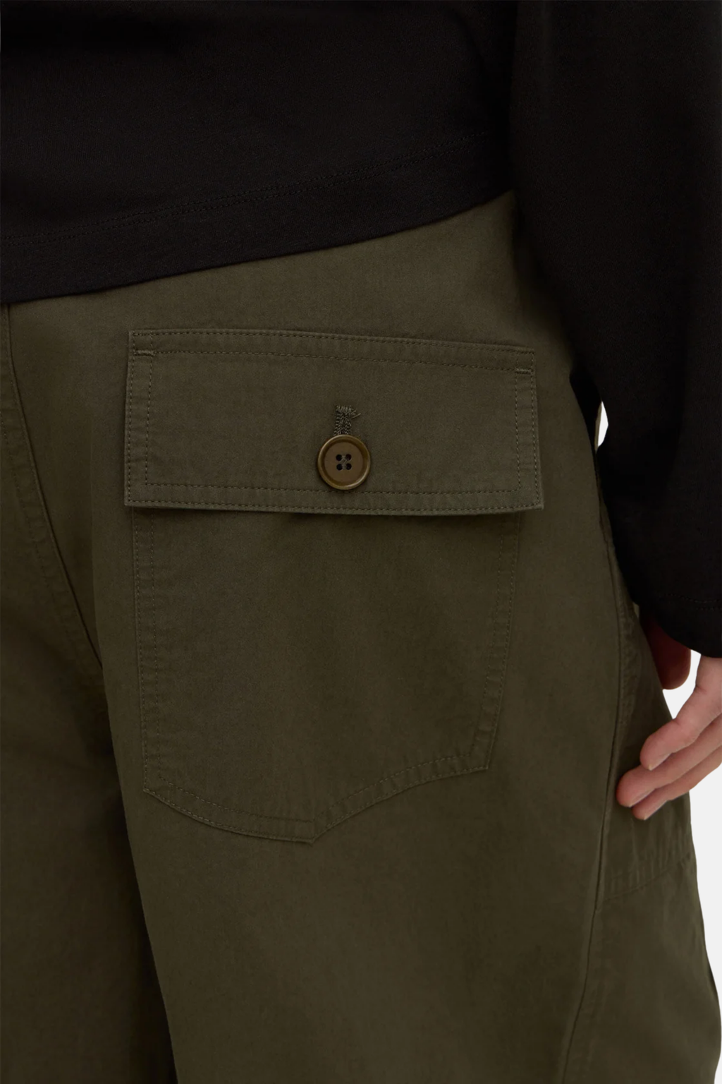 Assembly Label Gigi Utility Short Dark Military