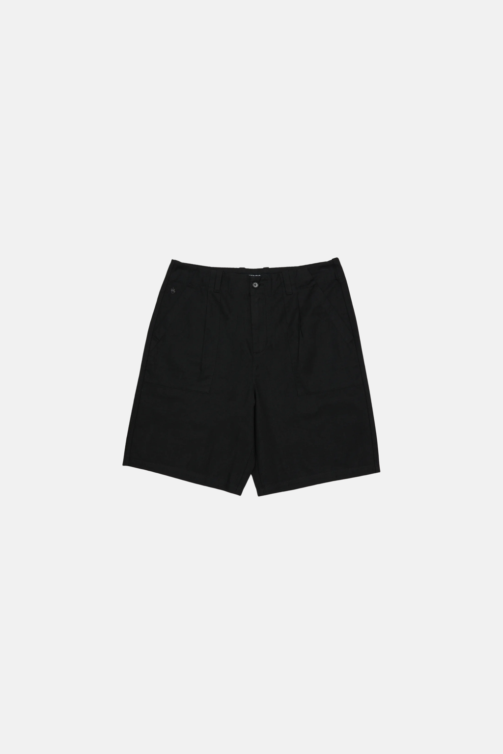 Afends Glider Pleated Short Black