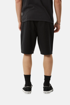 Afends Glider Pleated Short Black