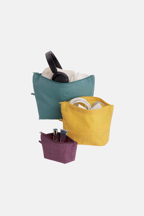 Baggu Go Pouch Set Jewel Mix
