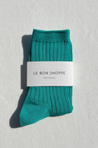Le Bon Shoppe Her Socks Turquoise