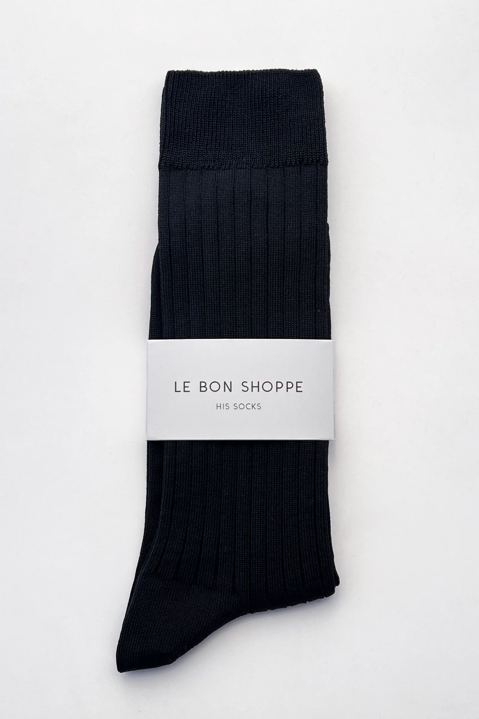 Le Bon Shoppe His Socks True Black