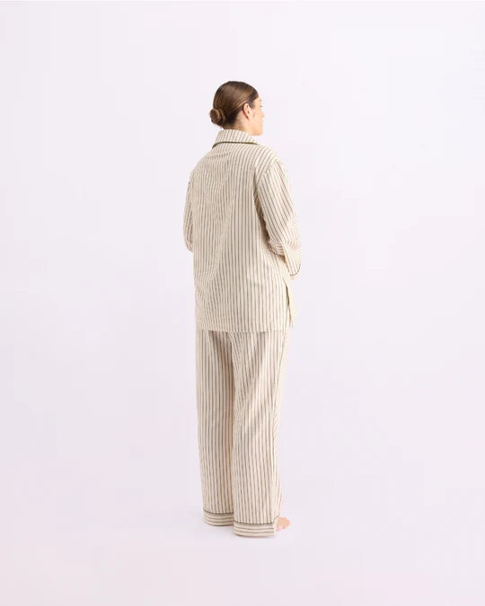 SLEEP PANT | MATCHA STRIPES