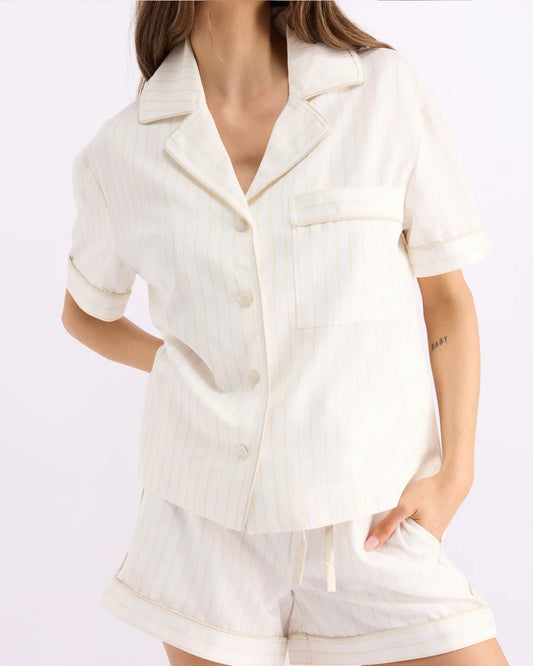 SHORT SLEEVE SHIRT | MILKSHAKE STRIPES