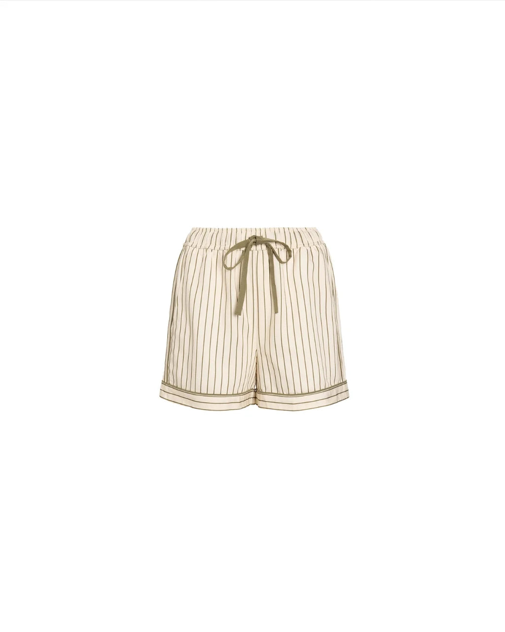 SLEEP SHORTS | MATCHA STRIPES