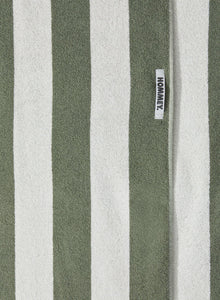 HOMMEY BEACH TOWEL | MATCHA STRIPES