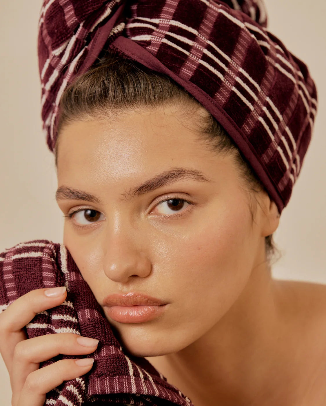 HOMMEY HAIR WRAP | BLACKBERRY