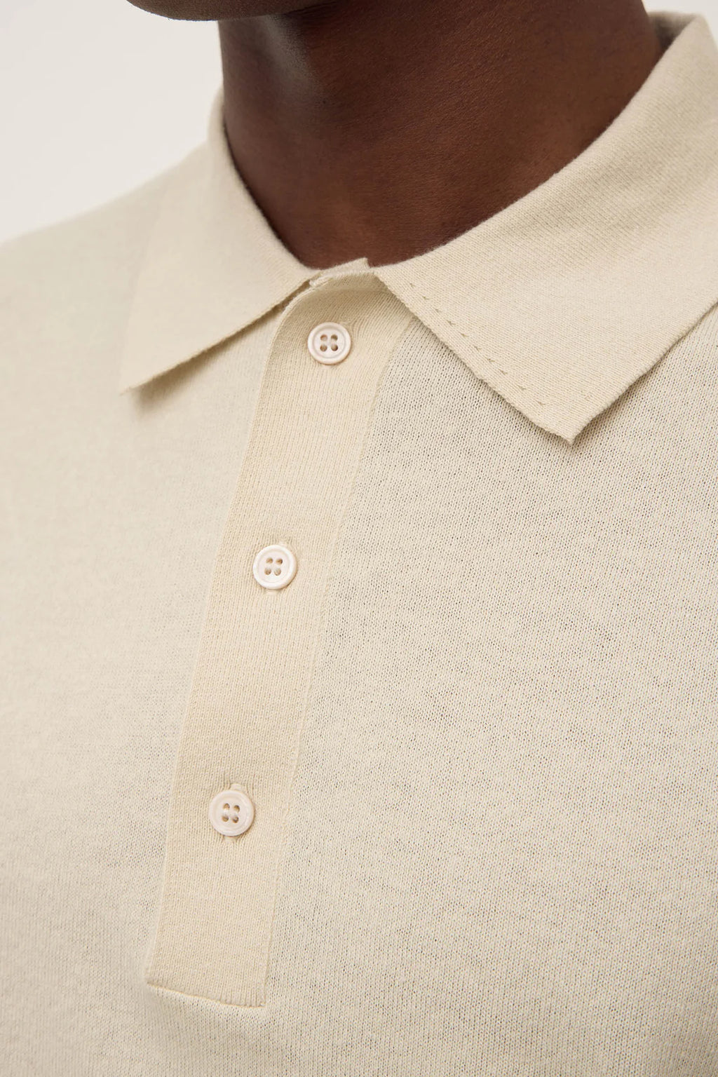 HENRY KNIT POLO | LIMESTONE