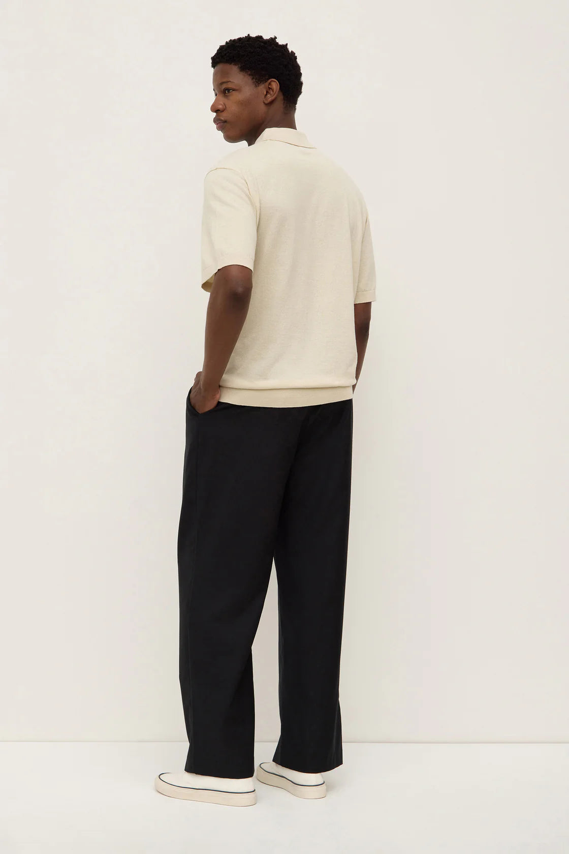 HENRY KNIT POLO | LIMESTONE