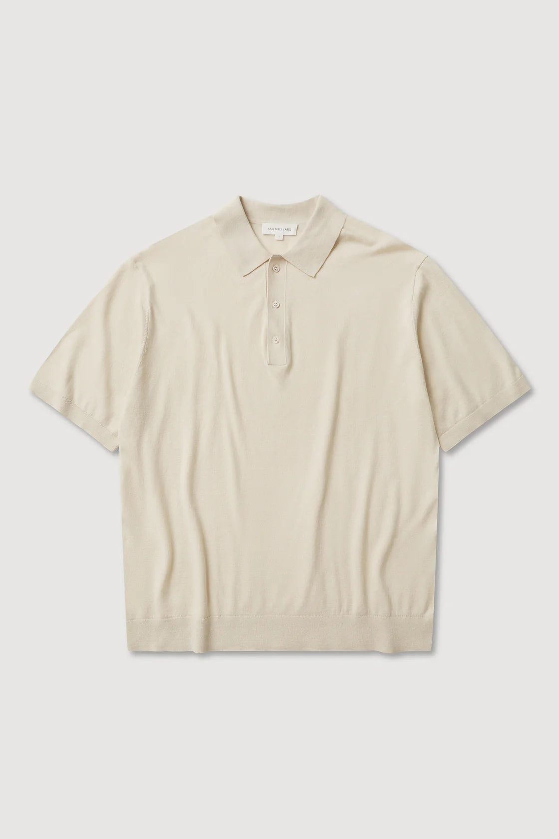 HENRY KNIT POLO | LIMESTONE
